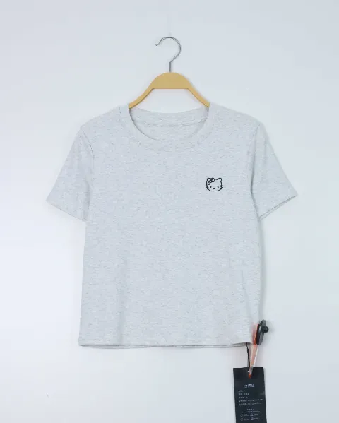 Áo phông nữ cổ tròn nhỏ zip 5507 đỏ H09.2026.1